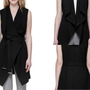 Soia & Kyo Lilian Sleeveless Hooded Black Vest